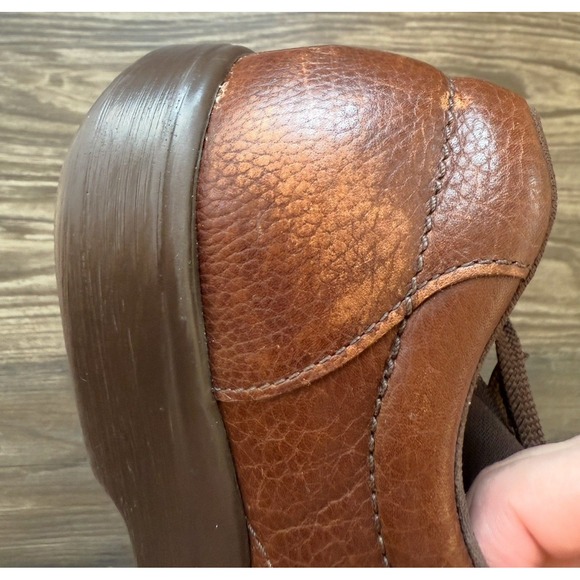 SAS Bout Time Brown Leather Moc Toe Oxford Comfort Shoes Men's Size 10.5 M - Picture 10 of 12